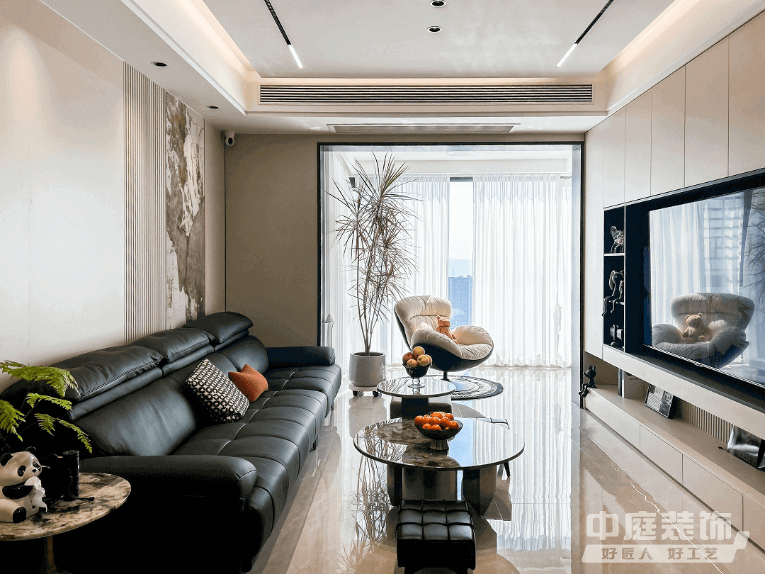 南寧新房裝修-現(xiàn)代輕奢風(fēng)-客廳 南寧新房裝修-現(xiàn)代輕奢風(fēng)-客廳